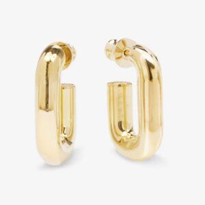 Melinda Maria Lil Frankie Gold Chain Huggies